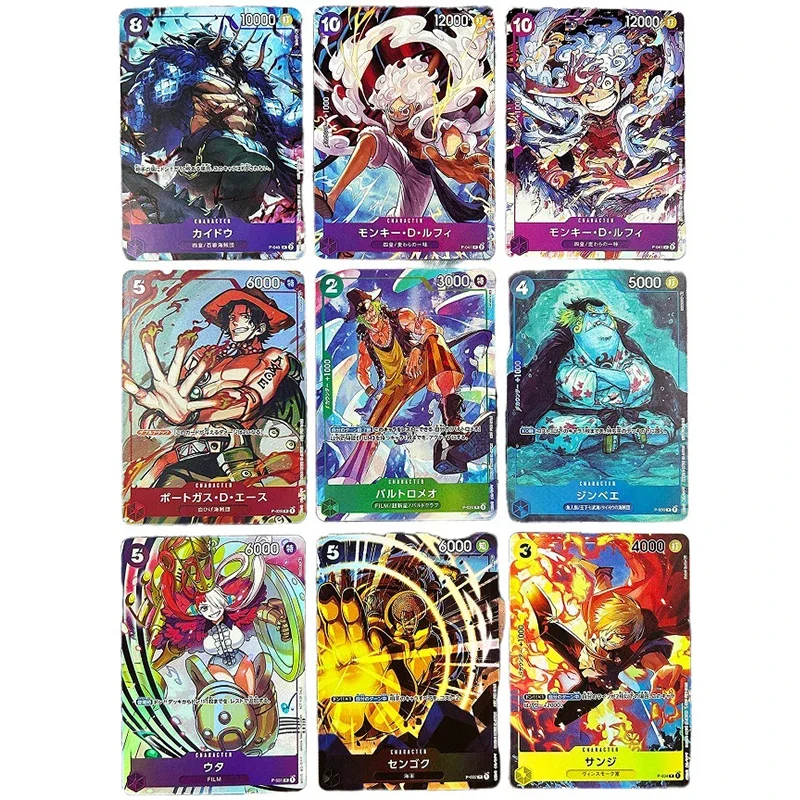 Anime Cards One Piece OPCG OP03 Shanks CP9 Zoro Ace Nami Luffy Sanji Japanese Version Replica Game Anime Collection Cards
