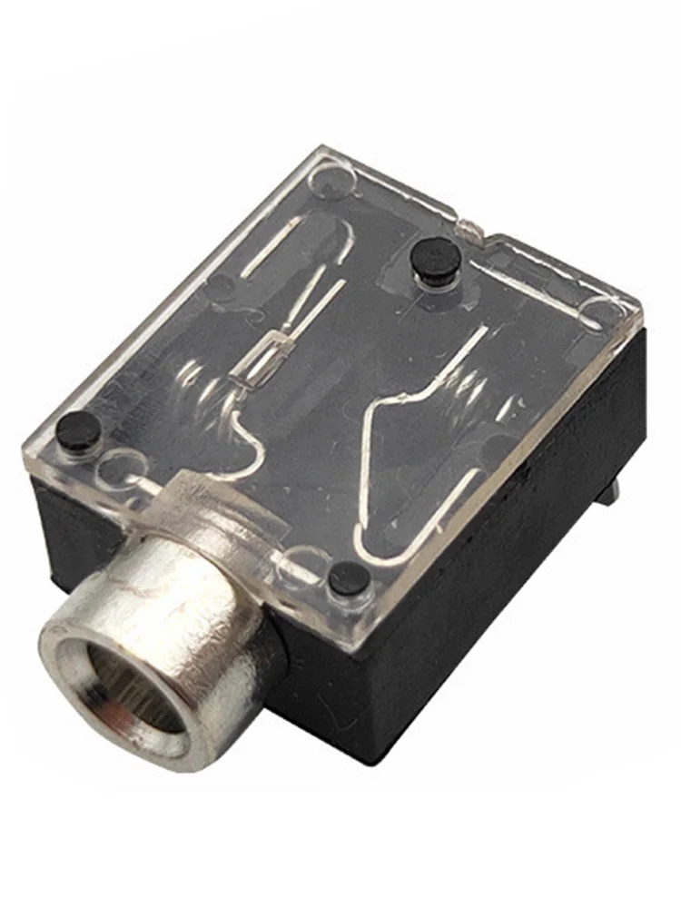 10PCS 5 Pin 3.5mm Stereo Audio Jack Socket PCB Panel Mount for