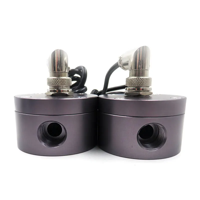 1/4" 3/8" 1/2" Oval Gear Flowmeter Aluminum Alloy 1.75Mpa Oil Flow Sensor Hall Sensor Suitable For Gas Stations DC5~18V