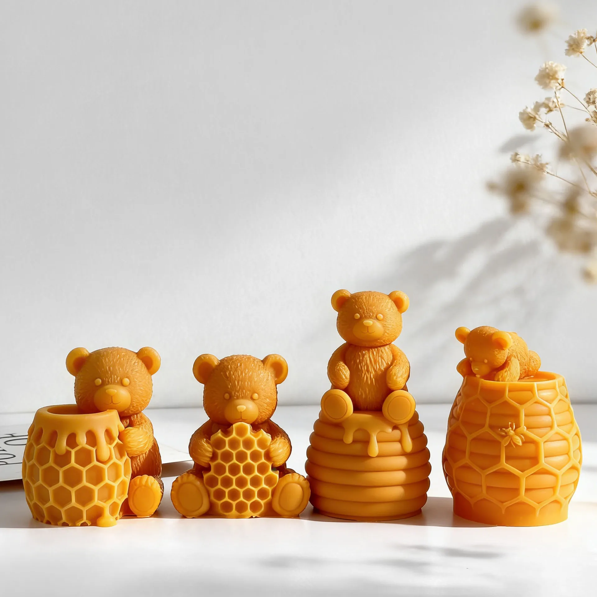Honeypot Bear Silicone Mold 4