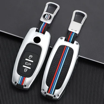 Portachiavi a distanza per auto in lega di zinco portachiavi a conchiglia per VW Tiguan Touran Caddy Beetle Jetta Eos Golf Polo Hella accessori - Portachiavi a distanza per auto in lega di zinco portachiavi a conchiglia per VW Tiguan