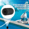 11Pcs Pool Cleaner Parts Include 2 Pool Cleaner Bags for Polaris 280 480,3 Tires 6 Sweep Hose Scrubber Replacement 4