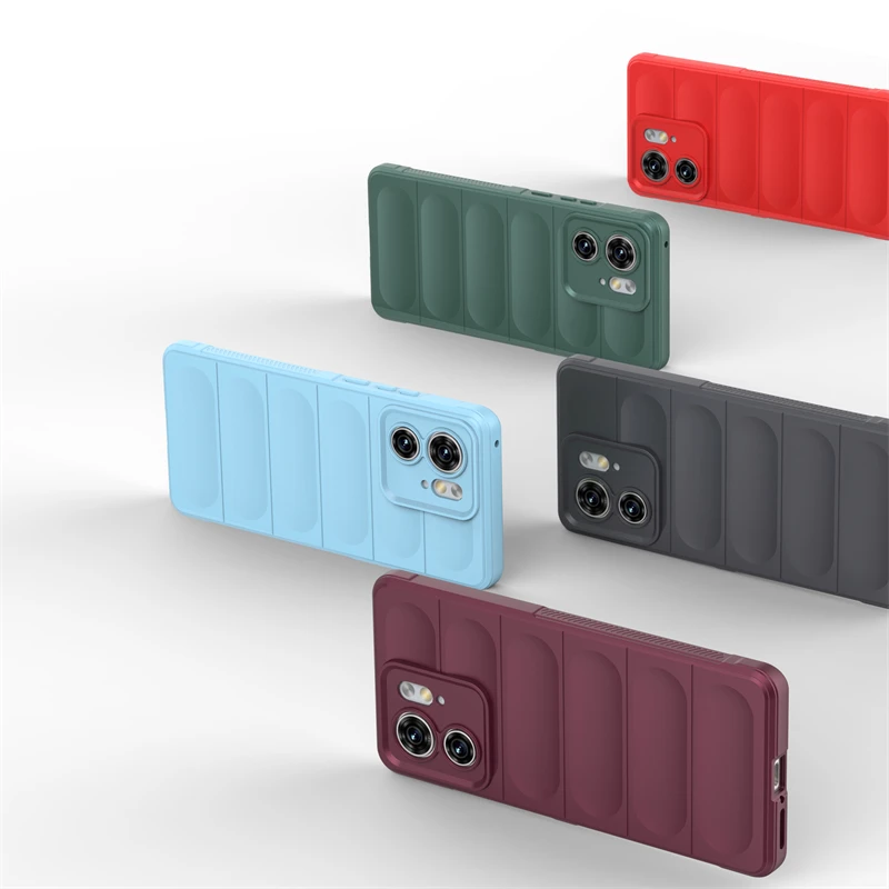 Custodia Pkqtop Per Motorola Moto Edge40 | Con Fessura Carte E Supporto | TPU E Pelle Con Rose - 2