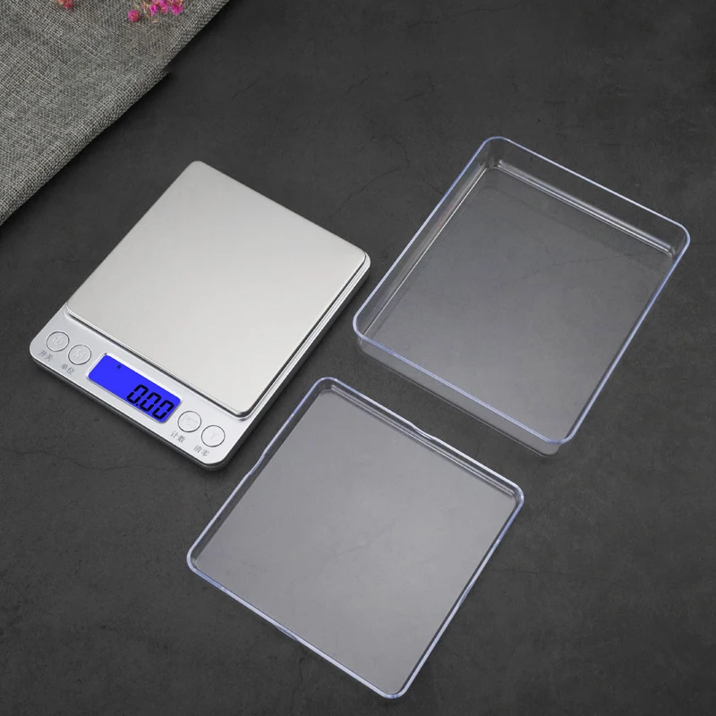 LISM 500G/3KG High Precision Kitchen Electronic Scale High Sensitivity Digital Scale 0.01g Precision Coffee Jewelry Weighing