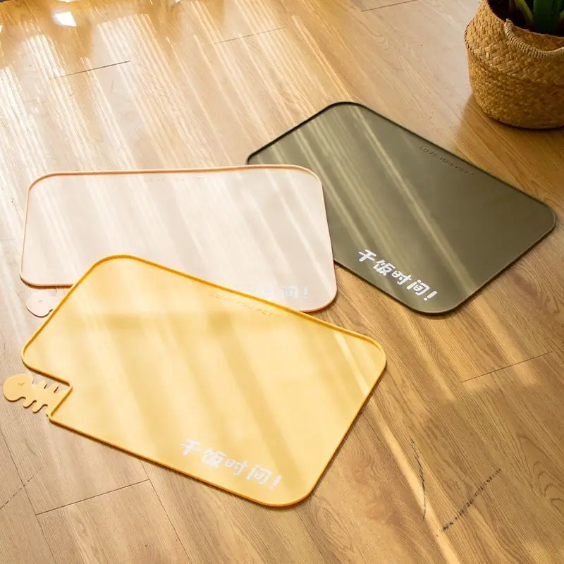 

Коврик для домашних животных, миска для кошек, коврик для корма для кошек, коврик для питья для кошек и собак, Силиконовая Водонепроницаемая миска для домашних животных, коврик для питья, коврики