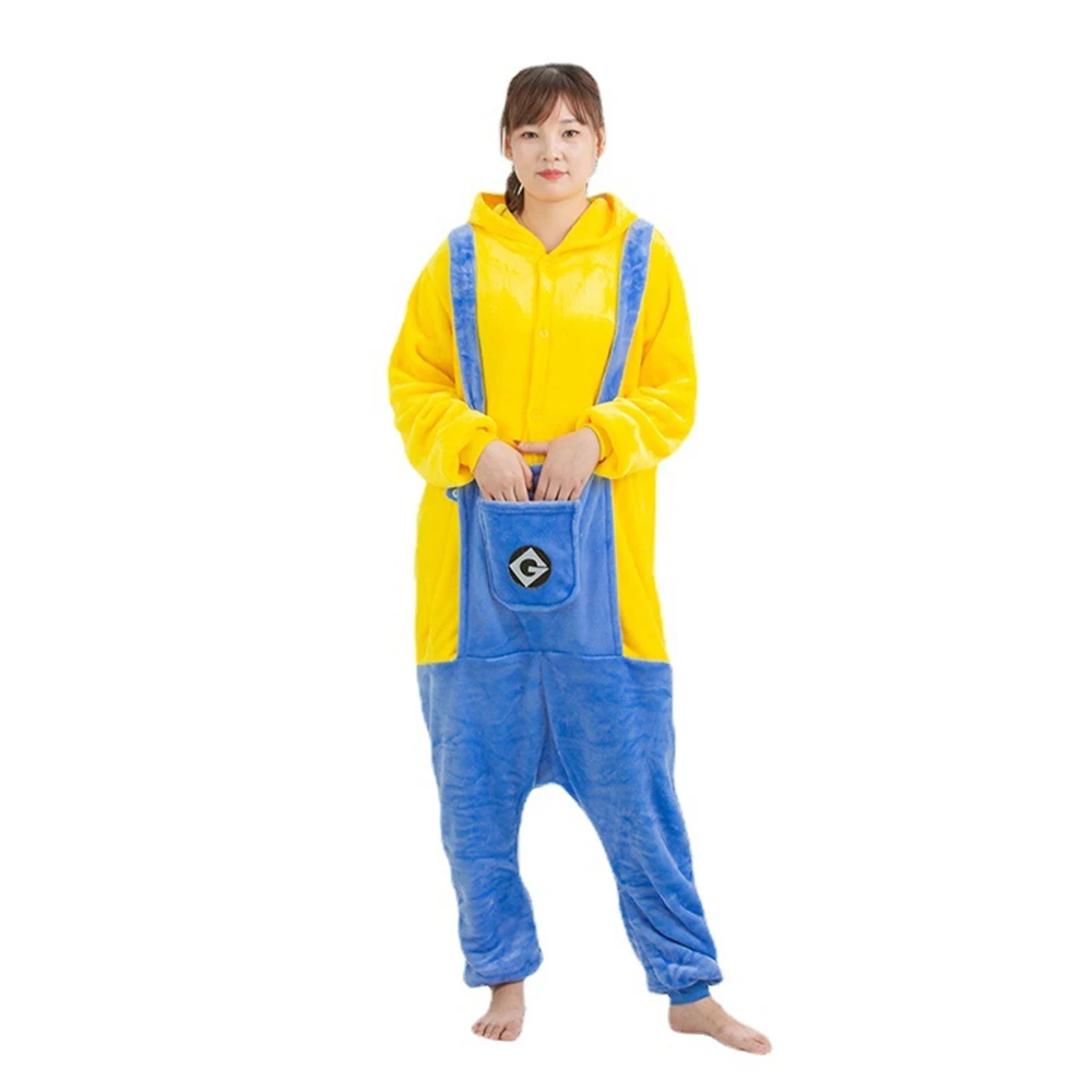 Cute Flannel Kigurumi for Adult Kids Anime Cartoon Onesie Pajamas Jumpsuits Hooded One-piece Sleepwear Christmas Cosplay Costume kigurumi pajamas onesies flannel pajamas onesies cosplay pajamas onesies