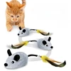 Automatic Sensing Moving Mouse Interactive Cat Toys Electronic Remote Squeaky Cat Toy For Kitten USB Rechargeable Pet Plush Toy