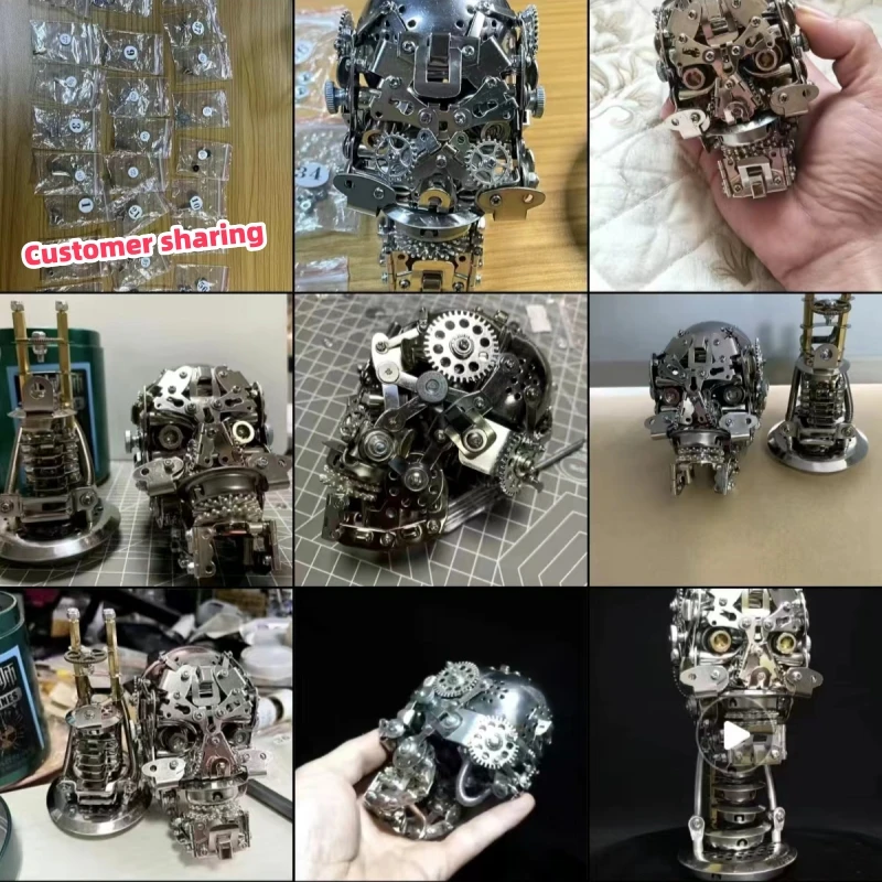 200pcs-Metal-Assembly-Skull-Head-Model-Kit-Toy-3d-High-Difficulty ...