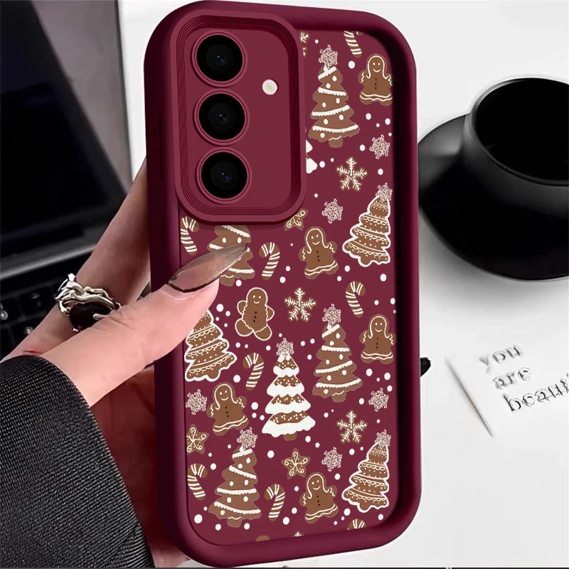 Festive Christmas Tree Silicone Bumper Phone Case