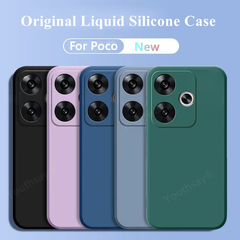 Premium Liquid Silicone Soft TPU Back Cover - Luxury Case