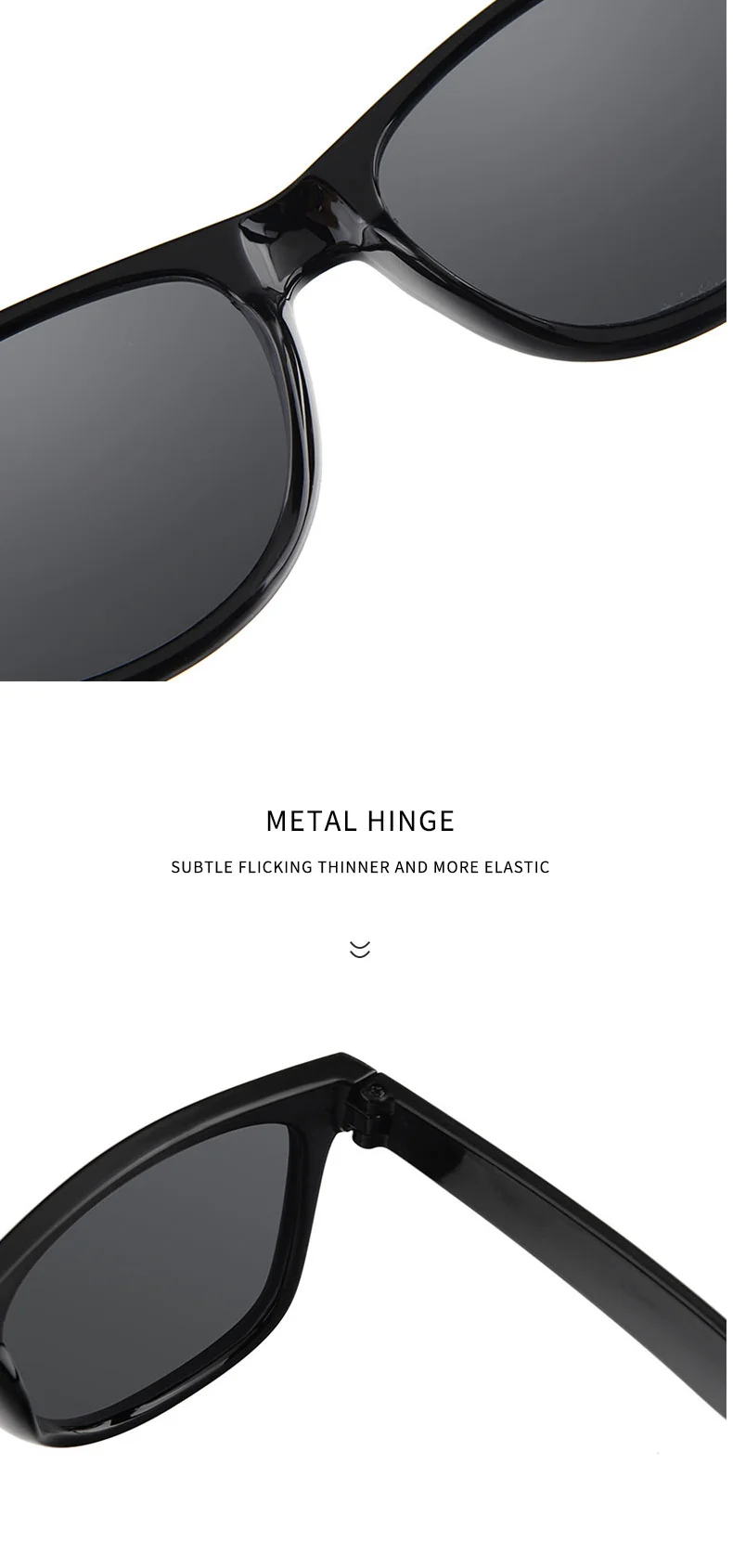 Werbe sonnenbrille im klassischen Stil Unisex Sonnenbrille billige Sonnenbrille – Detail 3