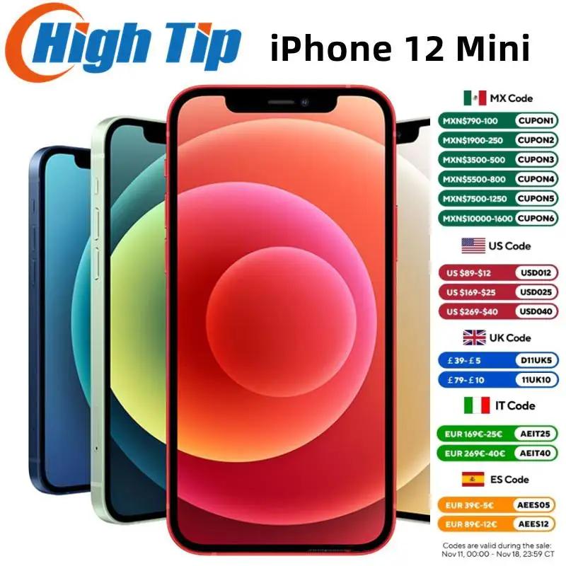 iPhone Mobile Phone Unlocked Apple iPhone 12 mini 64GB/128GB/256GB