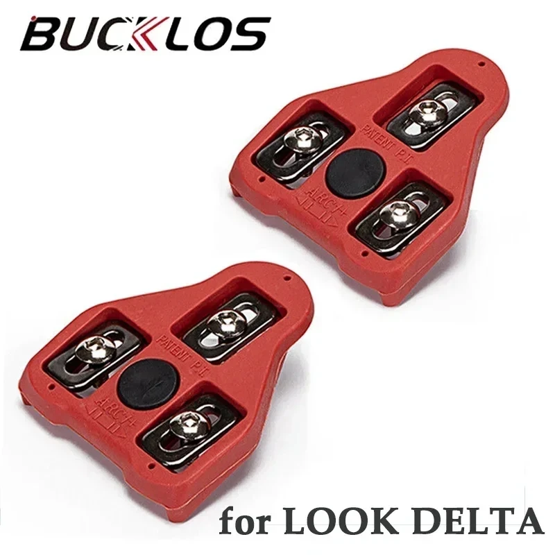Bucklos Bike Tacchetti Per Look Delta Road Bicycle Pedal Cleatset 9 ° Float Cleat Pedali Fit Peloton Scarpe Da Ciclismo Attrezzatura Da Equitazione