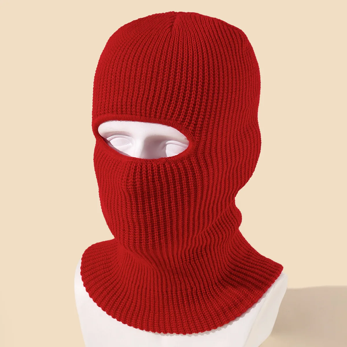 Coole Frauen Männer Winter Ski Radfahren Mütze Hüte Mütze Sport Voll gesichts abdeckung Sturmhaube Strick mütze Hut Gesichts masken für Frauen Männer – Detail 13