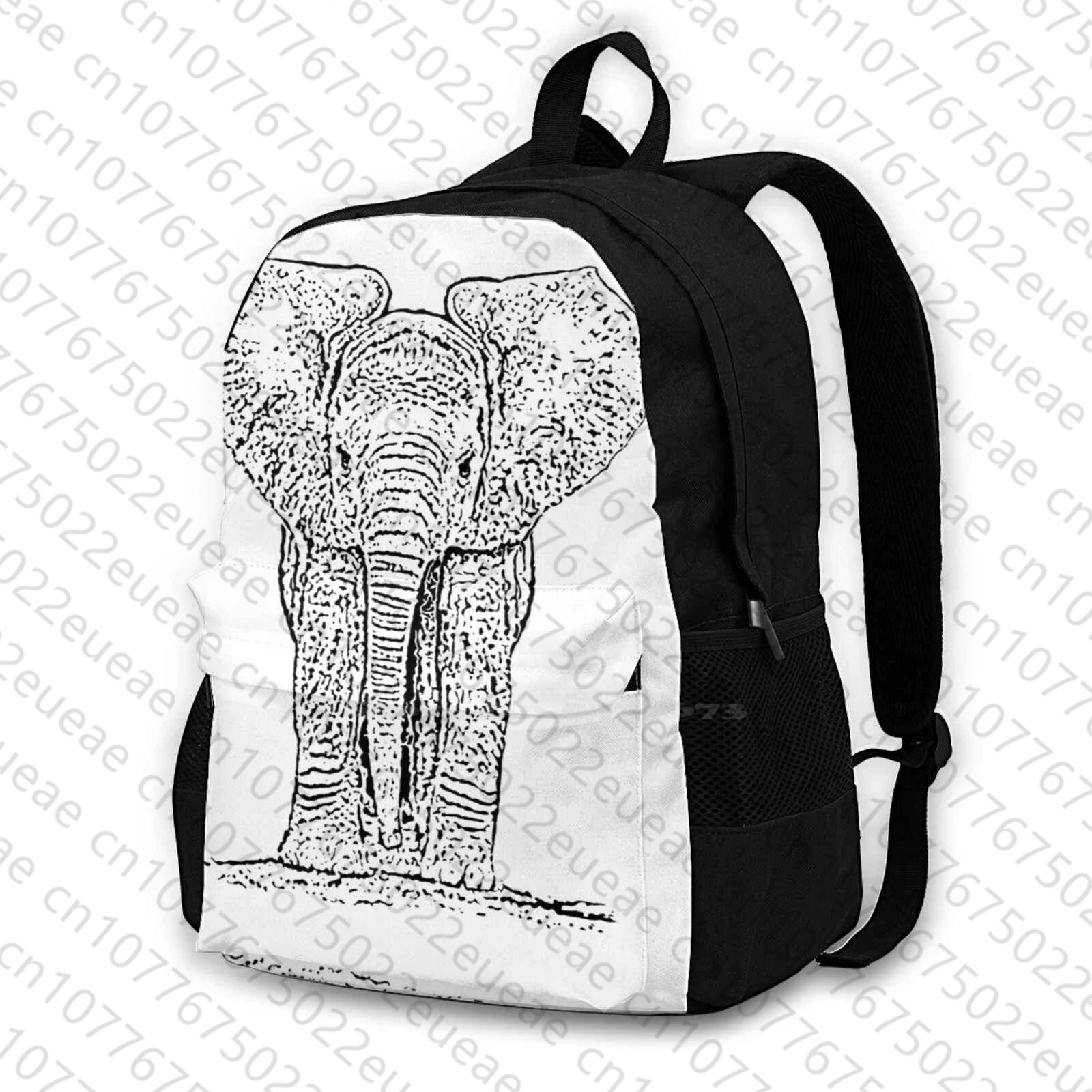 

Детские школьные ранцы со слоном, дорожный рюкзак для ноутбука Pixel Baby Elephant