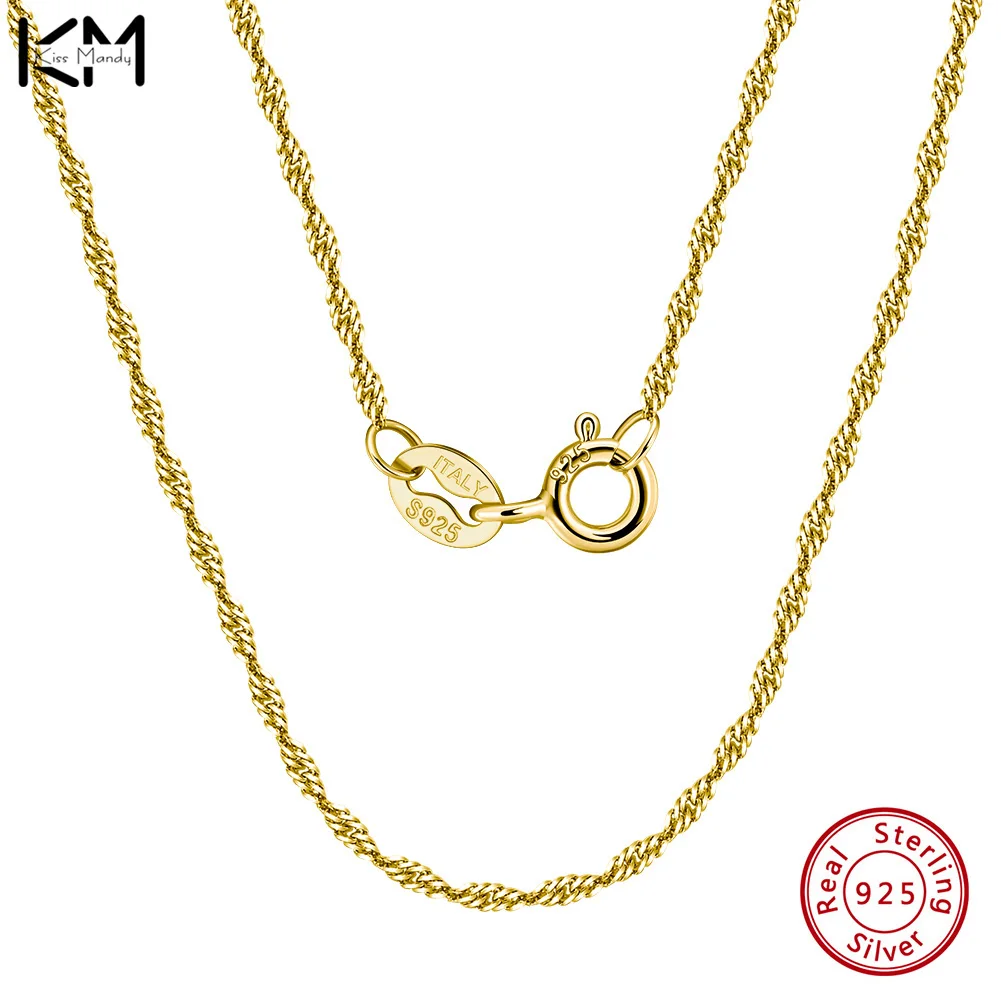 925 Sterling Silver Rose Gold Twisted 