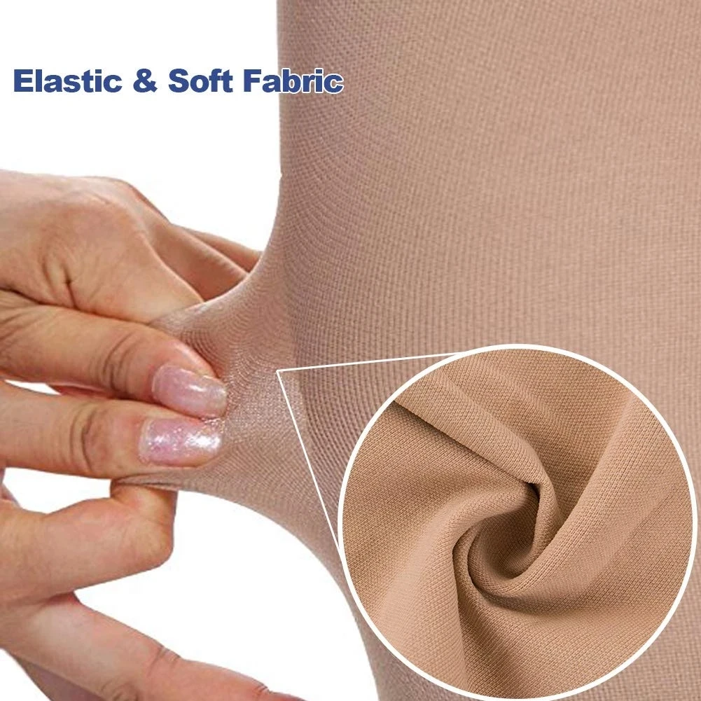 Compression Socks Medical Calf Varicose Veins Shaping Graduated Pressure Elastic Open Toe Knee High S-XL
