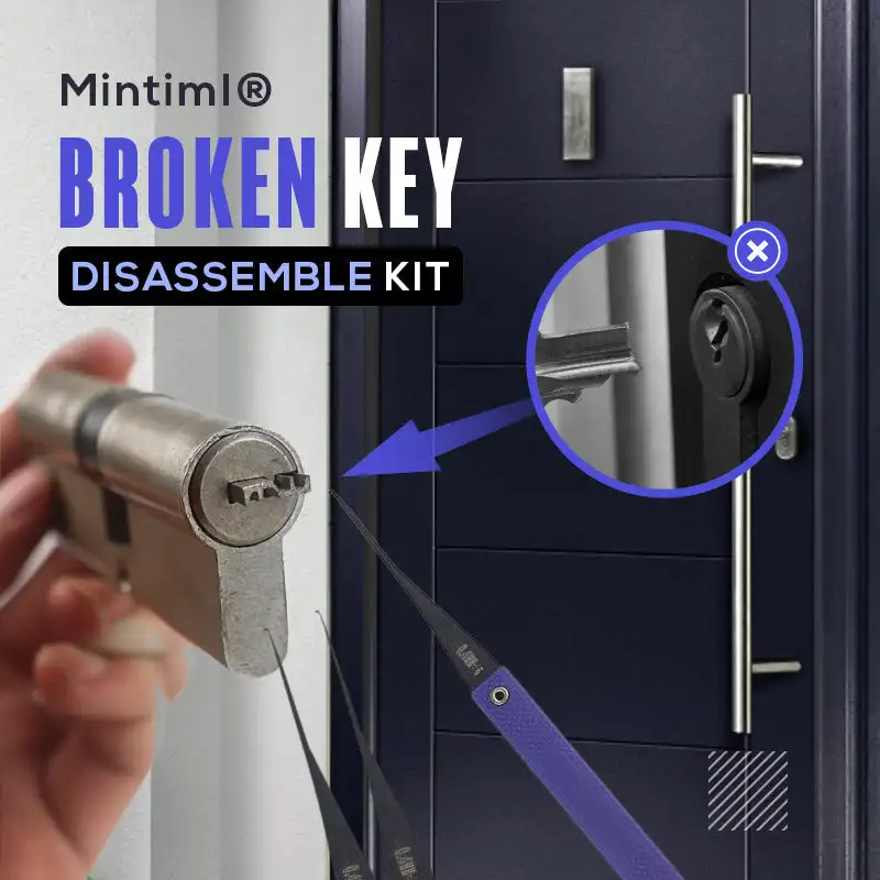 Locksmith Tools Locksmith Extractor Tools Lock Repair Tool Mintiml&reg; Broken Key Disassemble Kit Set