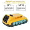 DCB203 Li ion Battery 3Ah Replacement for DeWalt 18v 20Volt Max Lithium Ion Batteries DCB206 DCB205 DCB204 DCB200Power Tools 2