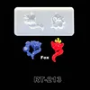 RT-243 Angel 3d Carving Silicone Nail Mold Cute Design DIY Manicure Decoration 2