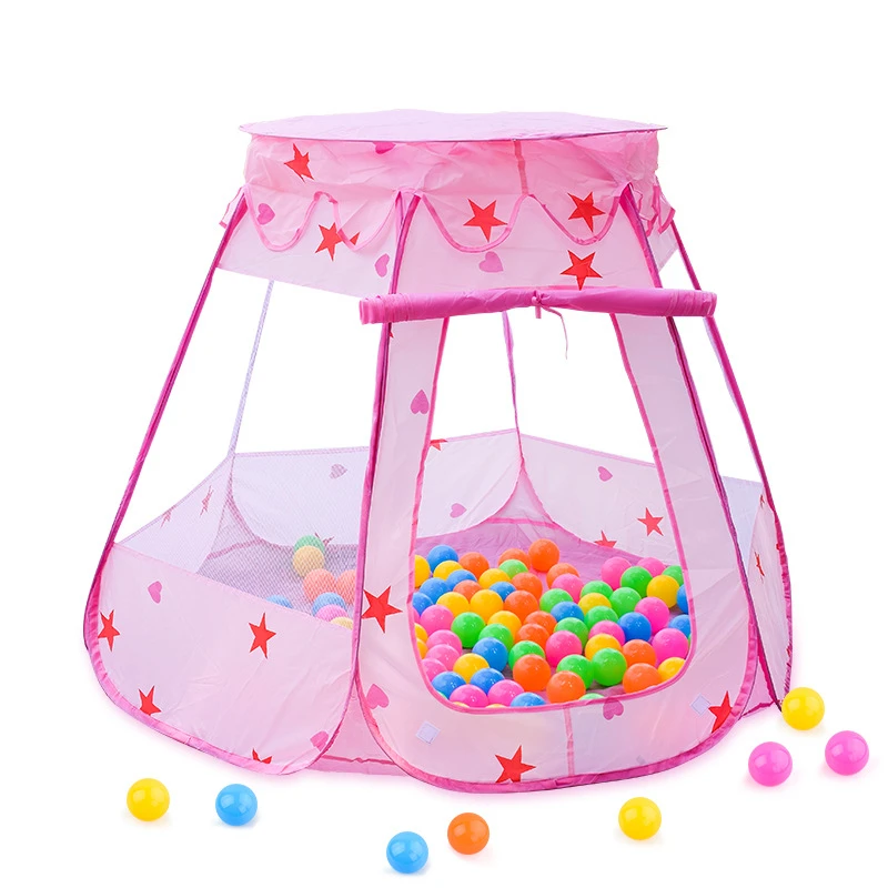 Barraca infantil Barraca infantil Casa interna dobrável ao ar livre Túnel  de bebê besouro jogo de desenho animado bola de brinquedo piscina rede