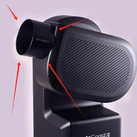 Optics accessories of Dust cap /Cross Star Filter Plate/ Metal Dust Shield/Lens hood / Adjustable Pads for ZWO Seestar S50 1