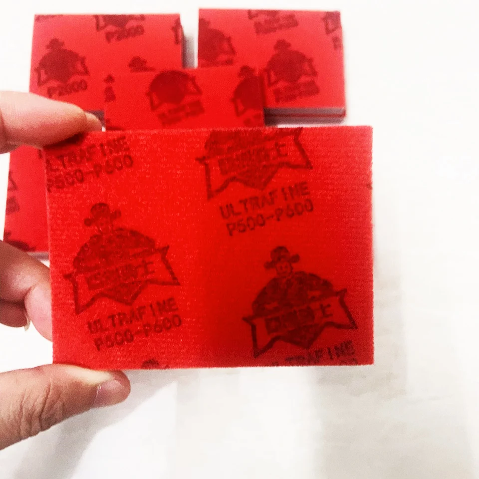 10 Pcs 100&times;75mm Sponge Sandpaper Automotive Sanding Blocks For Car Paint Grinding Polishing Dry Grinding Soft Sponge Sand Block sanding discs sandpaper set polish sand paper sandpaper tools mini sandpaper kit sander pads