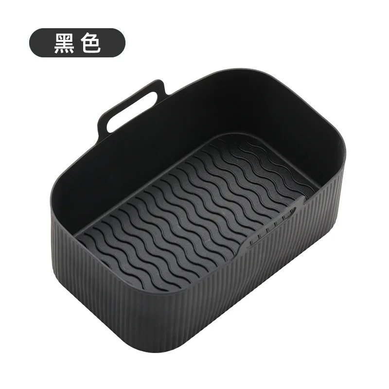 2PCS Air Fryer Silicone Tray Dish Dual 2 Basket Baking Pan Oven Pot Plate  Liner Dual Air Fryer Accessories For Ninja Foodi - AliExpress