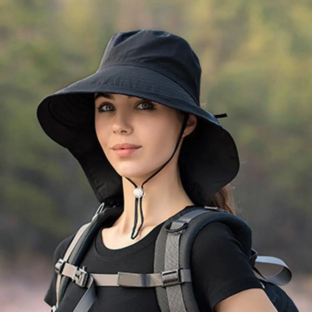 Ponytail Visor Hat Shawl Design Skin-touching Sunscreen Lady Summer  Sunshade Bucket Hat Basin Hat Fashion Accessories