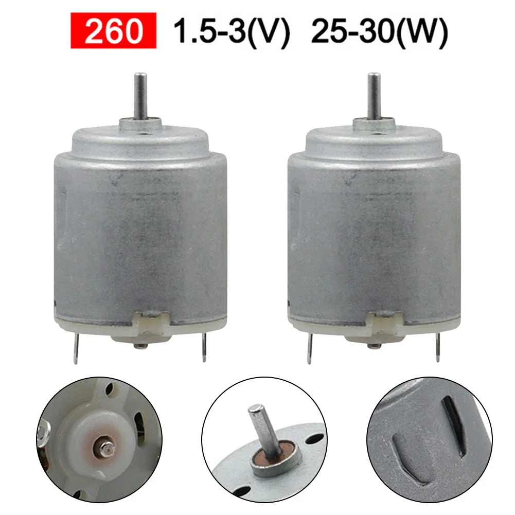 Mini 260 Motor DC 3-12V Electric Machinery Tools High Speed Fan For Toy Car DIY Mini Fan Electric Toothbrush Hair Dryer