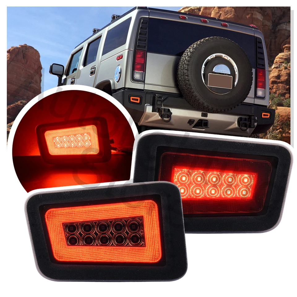 K di aggiornamento fanale posteriore a LED per Hummer H2 2005-2009 indicatore di direzione luce di parcheggio luce di stop luce di targa di ingombro superiore 34 K di aggiornamento fanale posteriore a LED per Hummer H2 2005-2009 indicatore di direzione luce di parcheggio luce di stop luce di targa di ingombro superiore 34