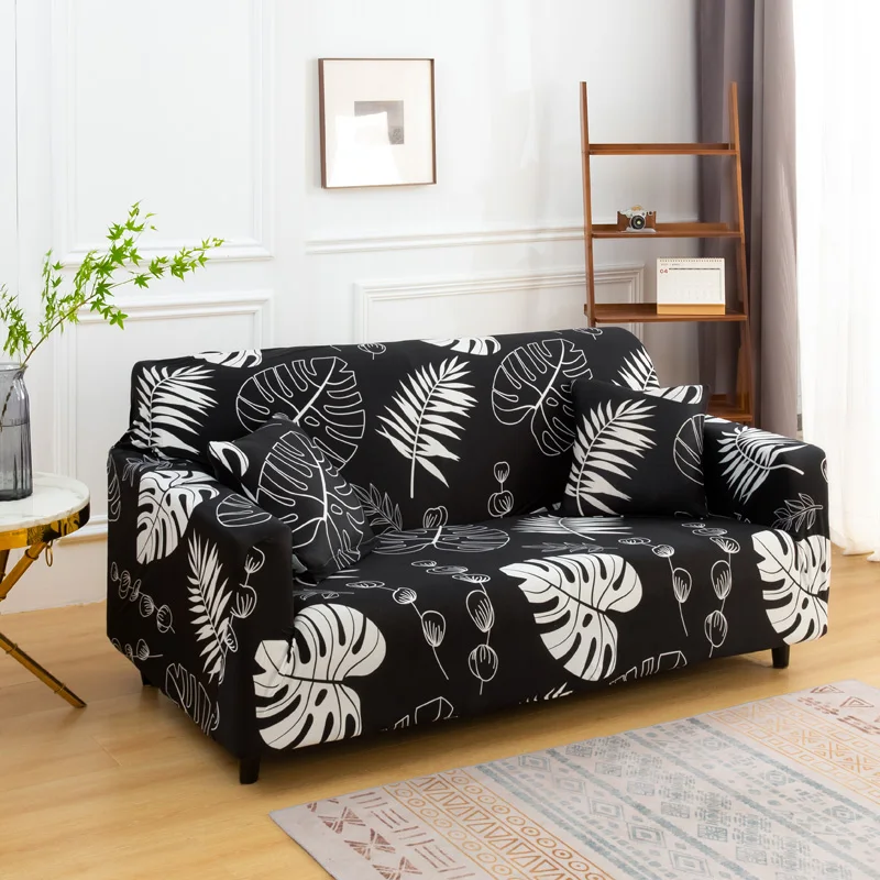 thumbnail image 1 of Fundas elásticas con estampado Floral para sofá de esquina, cubierta seccional para sillón, 1/2/3/4 asientos, 1 of 5
