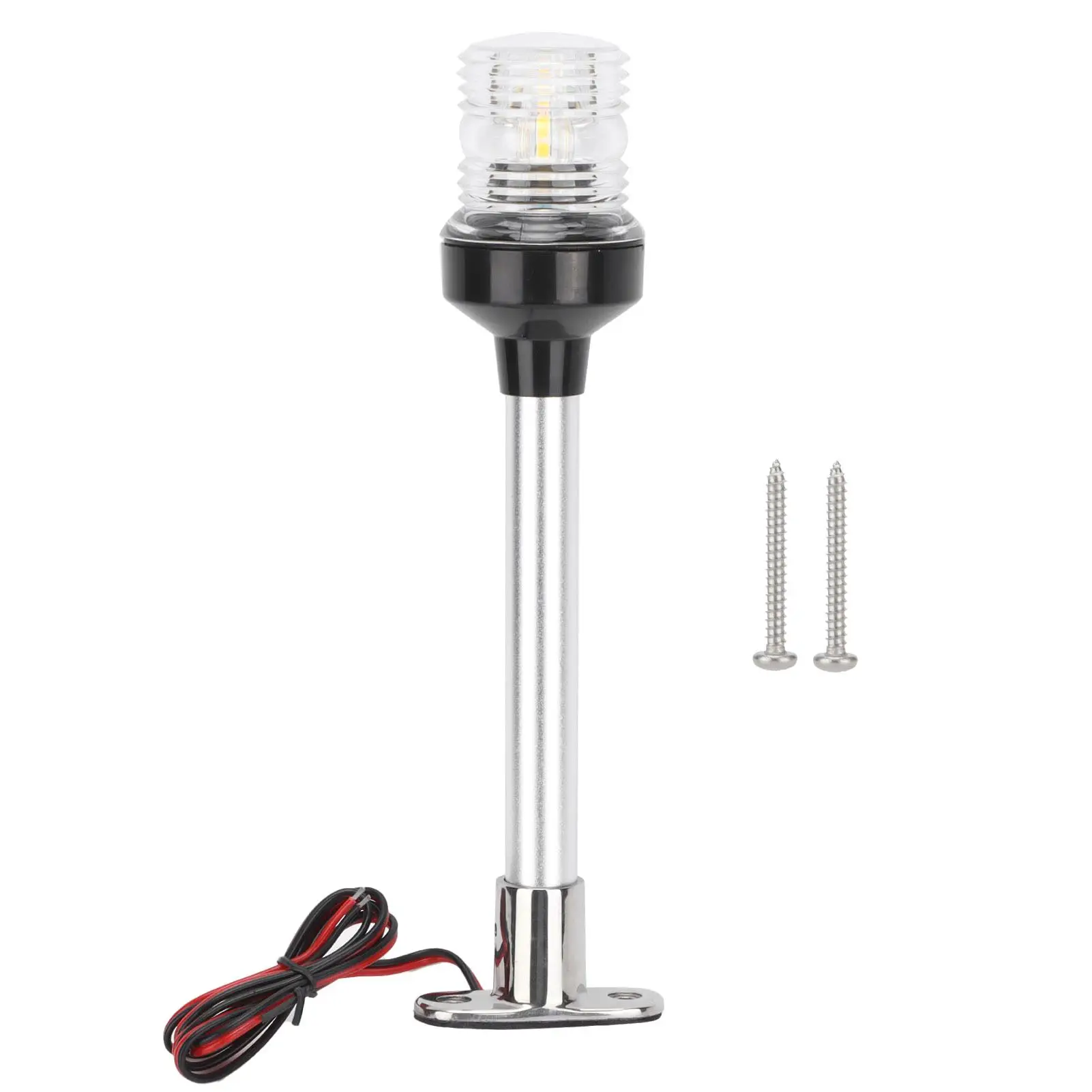

All Round Stainless Steel Boat Stern Navigation Light 360° for Pontoon & Fishing Boat