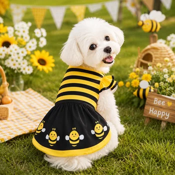 Cute Bumble Bee Pet Costume 4