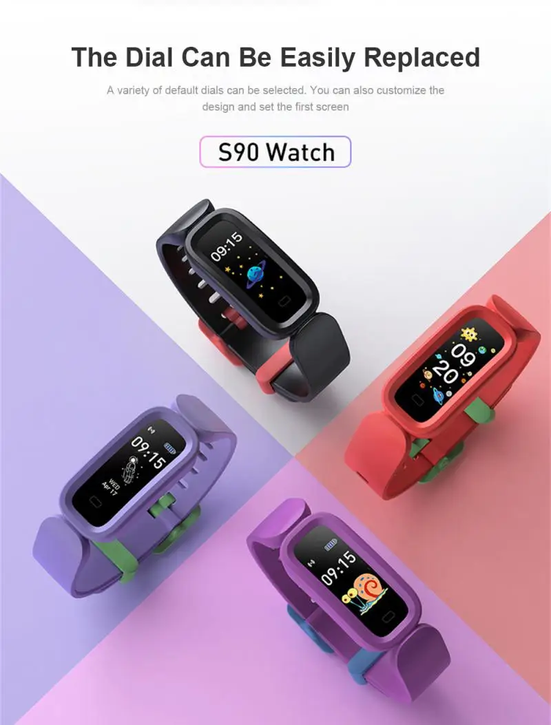 New Children's Smart Watch GPS Track Record Body Temperature Heart Rate Blood Pressure Monitoring Smartwatch Gift For Kids