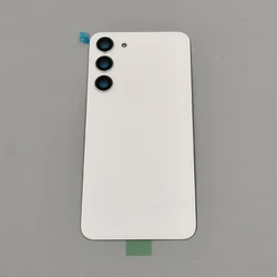 Enhanced Back Battery Cover Rear Door Housing with Camera Lens Replacement (S23 Plus White)