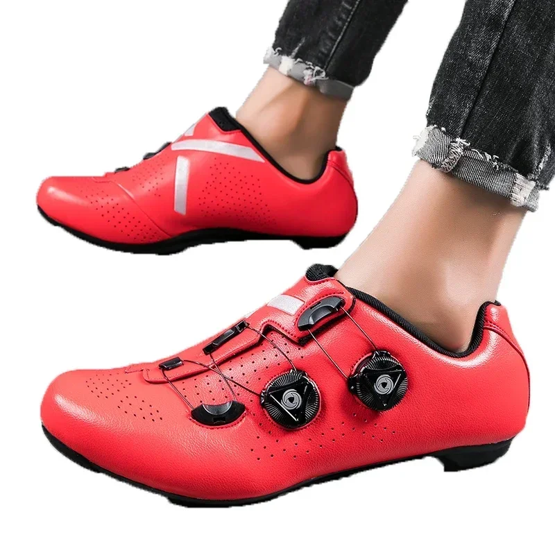 Men Self-Locking Speed Bicycle MTB Sneakers Racing Bike Shoes Cleats Spd Cycling Shoes Women Mountain Road Cycling Footwear cycling shoes
