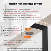 Hooks Over The Door 6 Hooks Clothes Coat Hat Towel Hanger Home Bathroom Organizer Rack Kitchen Accessories Holder over the door 4