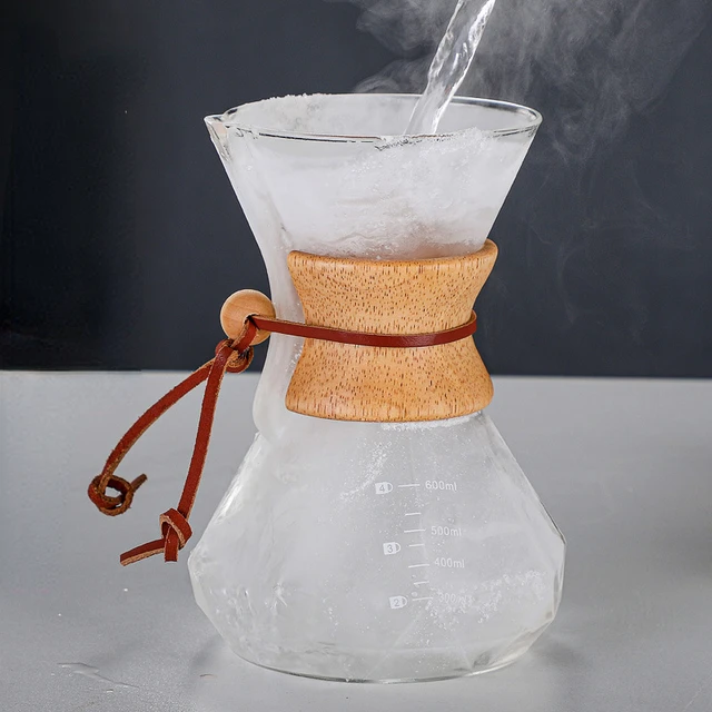 Olla de café compartida, Cafetera de goteo manual, Vidrio de goteo de  café