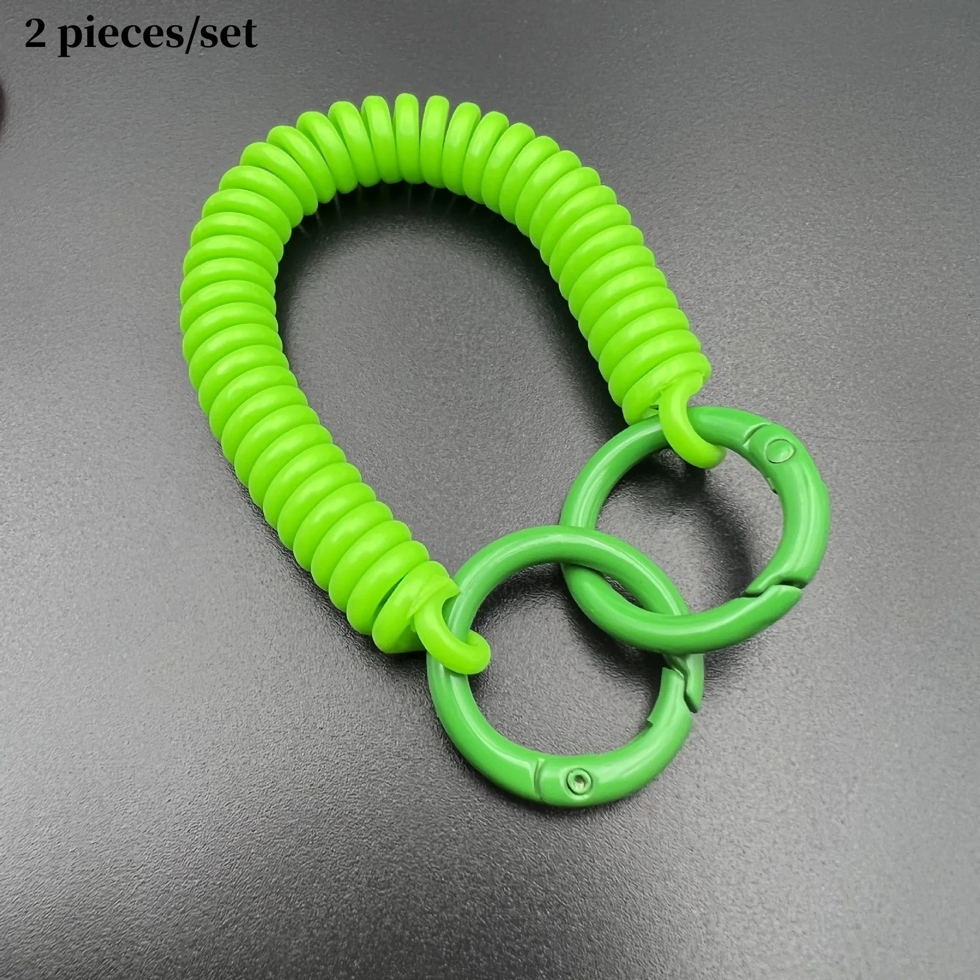 Portachiavi Con Corda A Molla – Confezione Da 6, Braccialetto Anti-Smarrimento Colorato, Adatto Per Chiavi, Telefono, Borse E Portacarte