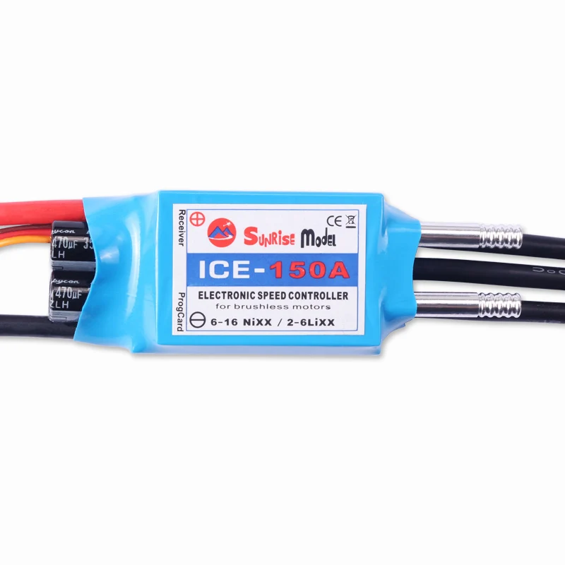 

SunriseModel ICE NAVY 100A 150A 2-6S LIPO 120A 180A HV 4-14S LIPO RC Boat Water-cooled Waterproof Brushless ESC
