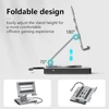4K 60Hz Type C Docking Station Aluminum Alloy Laptop Stand USB3.0 PD RJ45 HDMI USB Hub 9 in 1 Adapter Dock for Laptop Tablet 5