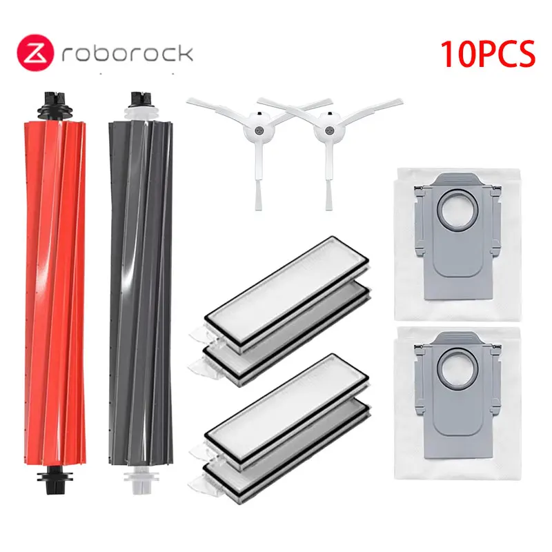 Roborock Premium Vacuum Accessories Kit – Side Brush, HEPA Filter, Mop, Dust Bags & Spare Parts