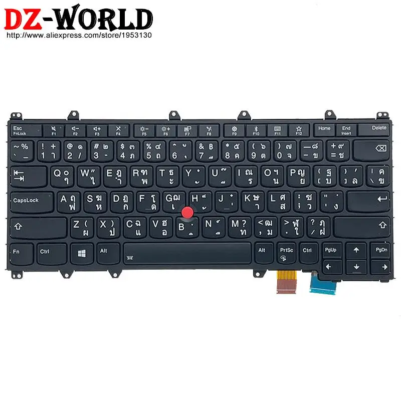 Inglês gr gk kr Ara th hb il kz ru tw Teclado Retroiluminado para Lenovo Thinkpad s1 X380 Yoga 370 260 Laptop 01av675 01av688 us - Imagem 2