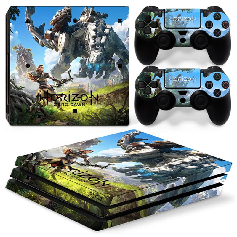 Horizon 5989 Cover Per Adesivo Skin Ps4 Pro Per Console Ps4 Pro E 2 Controller Vinile Skin Ps4 Pro