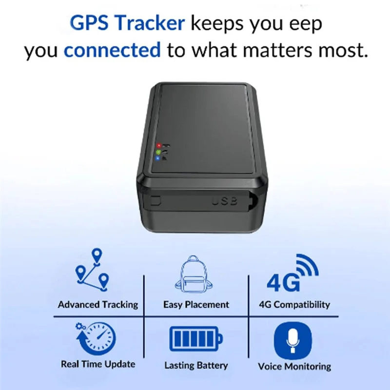 GPS Tracker,GPS Tracker No Subscription,For Cars, Easyfind Mini GPS Tracker,Car Vehicle Tracking Anti-Lost Smart Locator