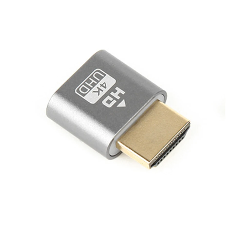 4K HDMI Dummy Plug Virtual Monitor Emulator