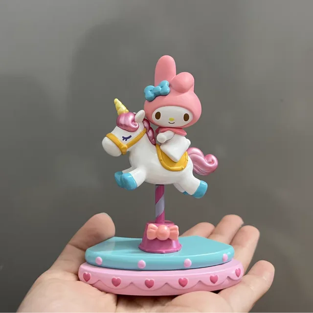 Três Lio Dream Carousel: Uma Coleção Encantadora de Bonecas Sanrio para Crianças 3 Bonecas Sanrio Encantadoras para a Imaginação Infantil