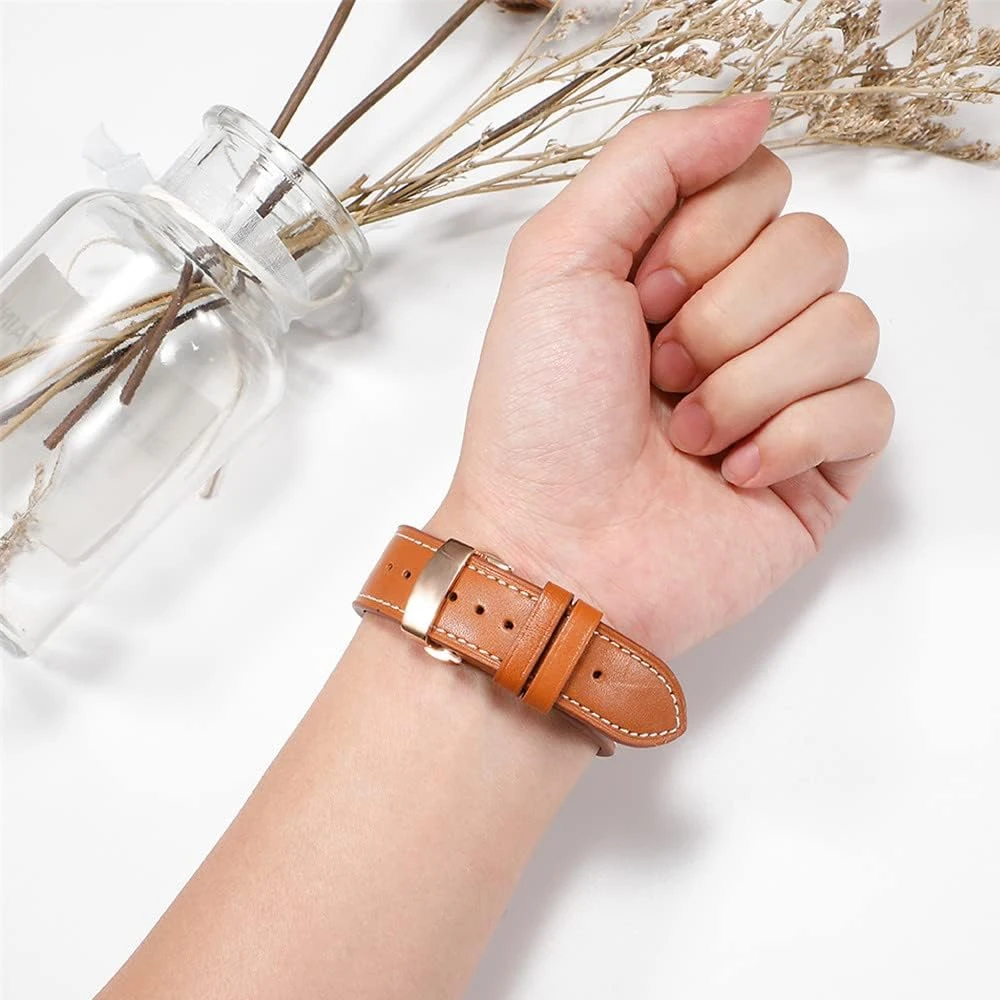 Premium Leather Strap Replacement - Elegant Wristband