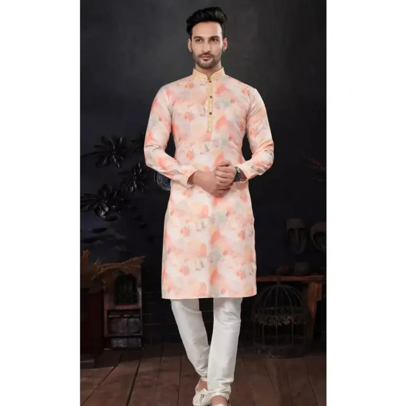 Mens Abaya Thobe Arabic Longline T Shirts Henley Kaftan Banded Plain Gown Shirts Men's Muslim 2025 Thobe Harajuku Streetwear - Image 2